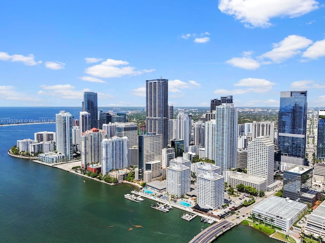 950 Brickell Bay Dr Unit 1103, Miami, FL 33131 - skyline view with a nearby body of water