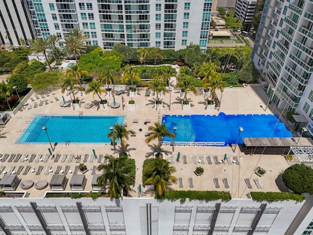 950 Brickell Bay Dr Unit 1103, Miami, FL 33131 - view of pool