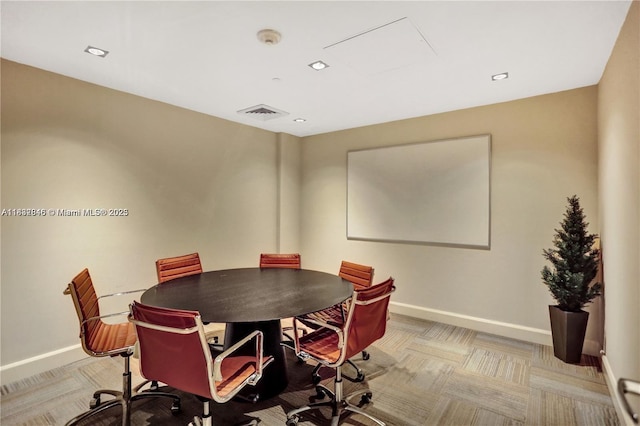 950 Brickell Bay Dr Unit 1103, Miami, FL 33131 - dining space featuring recessed lighting