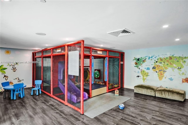 950 Brickell Bay Dr Unit 1103, Miami, FL 33131 - misc room with wood finished floors and recessed lighting