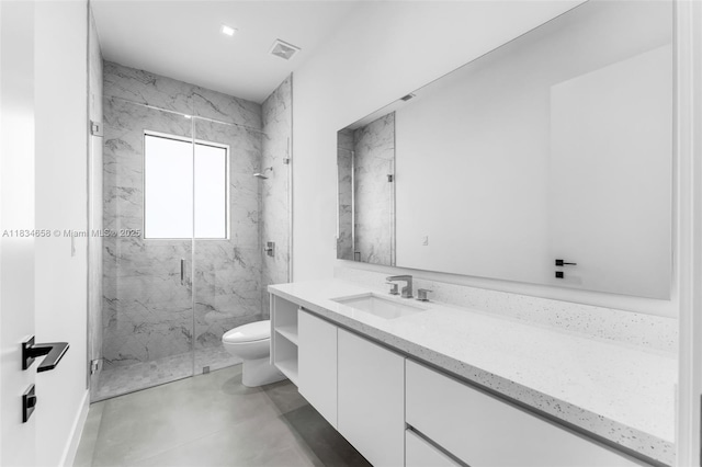 8220 SW 193rd Ter, Cutler Bay, FL 33157 - full bathroom with a marble finish shower and vanity