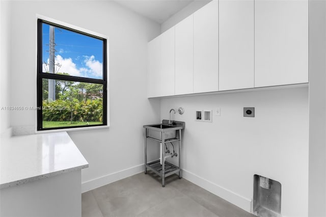 8220 SW 193rd Ter, Cutler Bay, FL 33157 - washroom featuring hookup for an electric dryer, cabinet space, and washer hookup