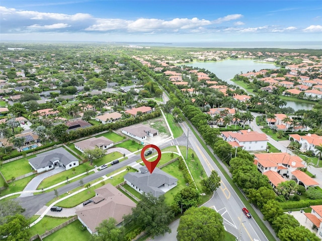 8220 SW 193rd Ter, Cutler Bay, FL 33157 - aerial view of property and surrounding area featuring a nearby body of water and nearby suburban area