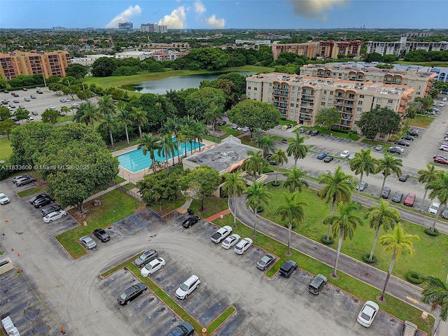 9310 Fontainebleau Blvd Unit 203, Miami, FL 33172 - view of urban area featuring a pool and a large body of water