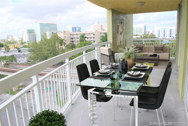 816 NW 11th St Unit 801, Miami, FL 33136 - balcony featuring a view of city