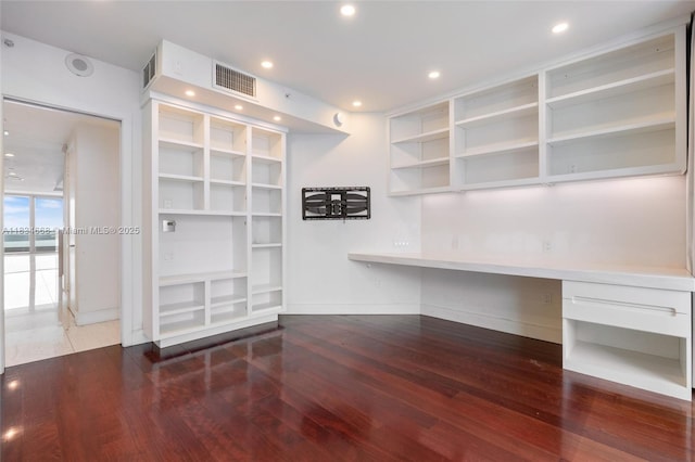 1331 Brickell Bay Dr Unit 2705, Miami, FL 33131 - unfurnished office featuring wood finished floors and recessed lighting