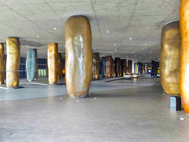 465 Brickell Ave Unit 4505, Miami, FL 33131 - building lobby featuring recessed lighting