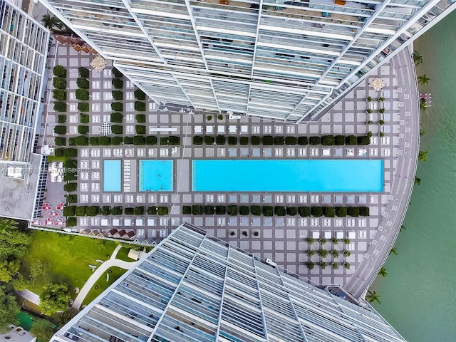 465 Brickell Ave Unit 4505, Miami, FL 33131 - drone / aerial view