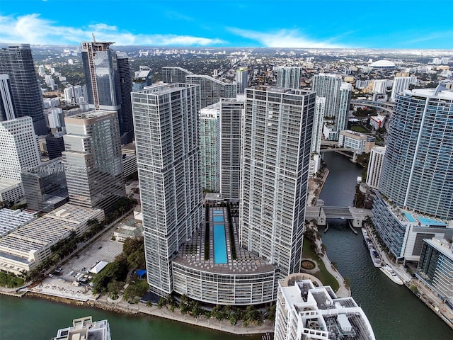 465 Brickell Ave Unit 4505, Miami, FL 33131 - city view featuring a large body of water