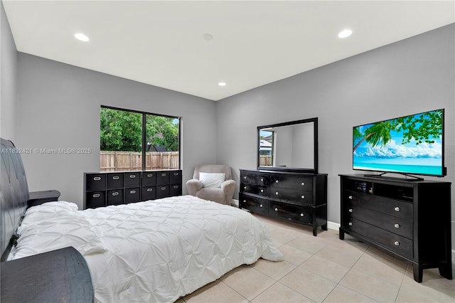 22486 SW 110th Ct, Miami, FL 33170 - tiled bedroom featuring recessed lighting
