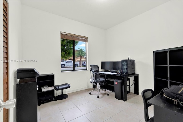 22486 SW 110th Ct, Miami, FL 33170 - office area with light tile patterned floors