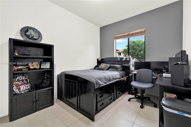 22486 SW 110th Ct, Miami, FL 33170 - bedroom with a desk and light tile patterned floors