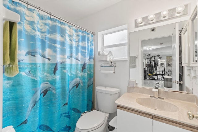 8577 W Boca Glades Blvd Unit D, Boca Raton, FL 33434 - bathroom featuring vanity and a shower with curtain