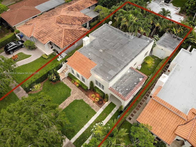 1111 Columbus Blvd, Coral Gables, FL 33134 - view of subject property featuring property parcel outlined