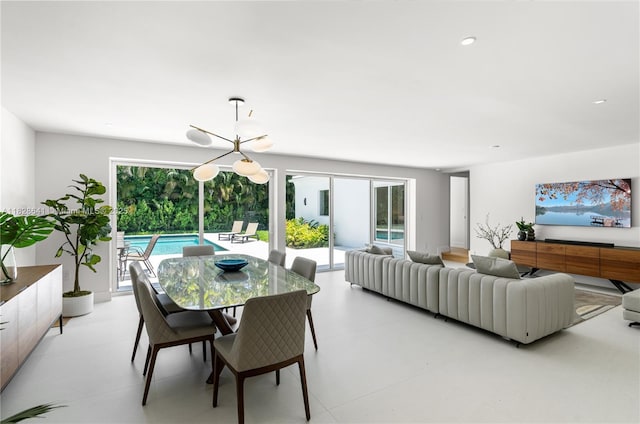 45 NE 104th St, Miami Shores, FL 33138 - dining room featuring recessed lighting