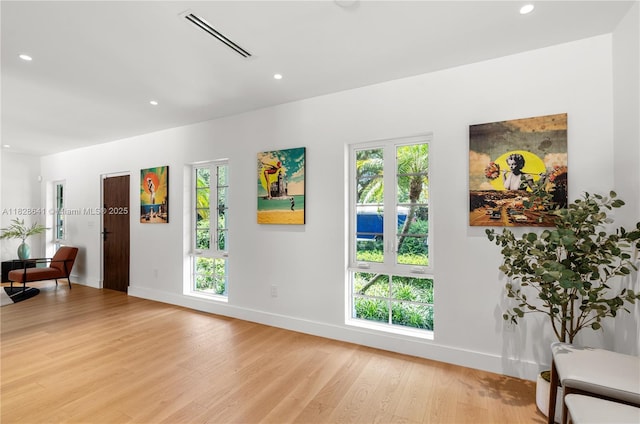 45 NE 104th St, Miami Shores, FL 33138 - entryway featuring light wood-style floors, recessed lighting, and plenty of natural light