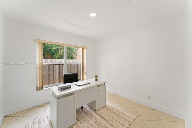 1894 SW 149th Ave, Miramar, FL 33027 - office with light tile patterned floors and recessed lighting