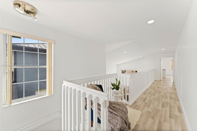 1894 SW 149th Ave, Miramar, FL 33027 - hallway with wood finished floors and recessed lighting