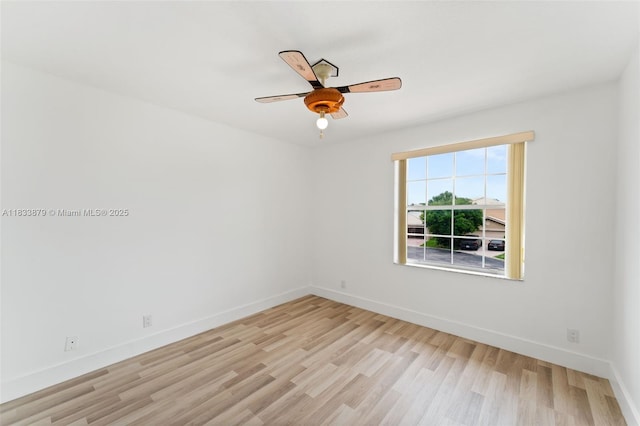 1894 SW 149th Ave, Miramar, FL 33027 - empty room featuring light wood finished floors and ceiling fan