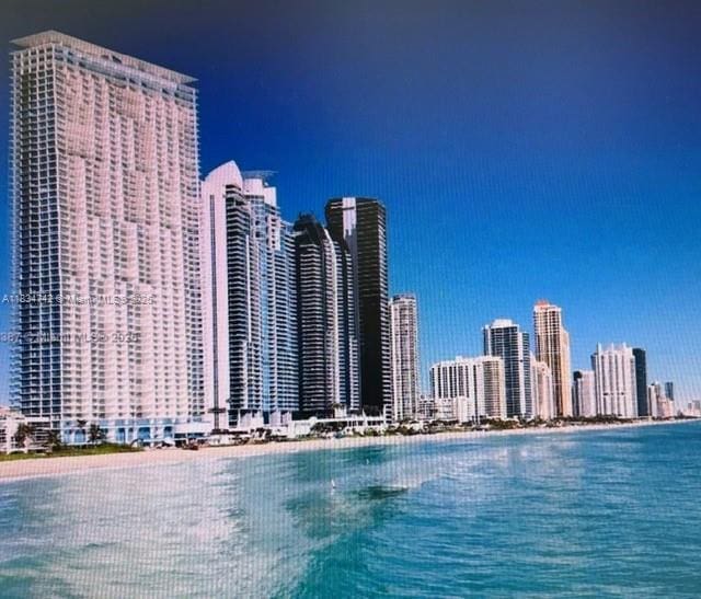 16909 N Bay Rd Unit 319, Sunny Isles Beach, FL 33160 - water view featuring skyline