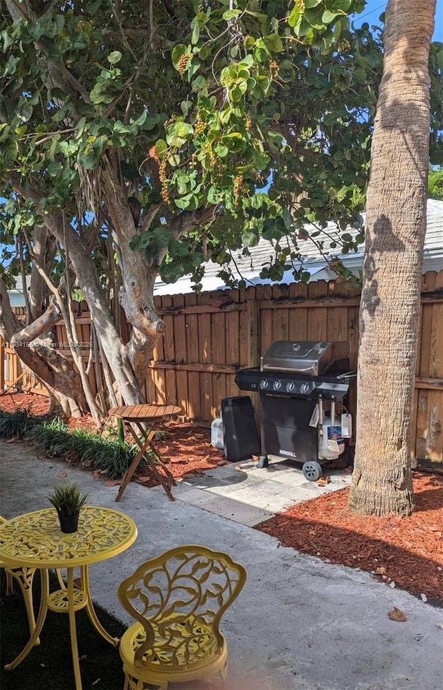 view of patio / terrace with grilling area