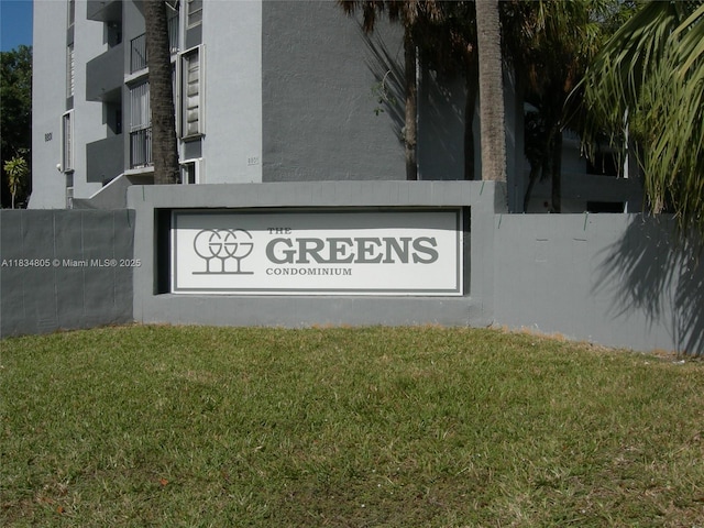 8841 W Flagler St Unit 103, Miami, FL 33174 - community / neighborhood sign featuring a yard