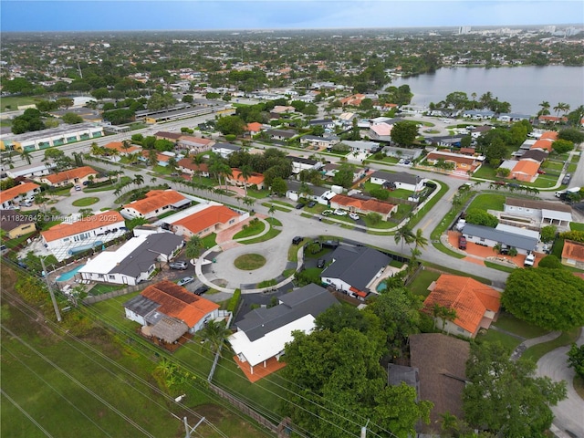 9471 SW 10th St, Miami, FL 33174 - aerial view of property and surrounding area featuring a large body of water and nearby suburban area