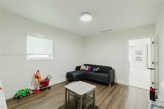 9471 SW 10th St, Miami, FL 33174 - living area featuring wood finished floors and baseboards