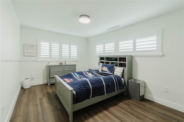 9471 SW 10th St, Miami, FL 33174 - bedroom with baseboards and dark wood finished floors