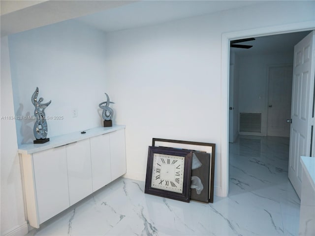 7771 NW 46th St, Lauderhill, FL 33351 - corridor with light marble finish floors