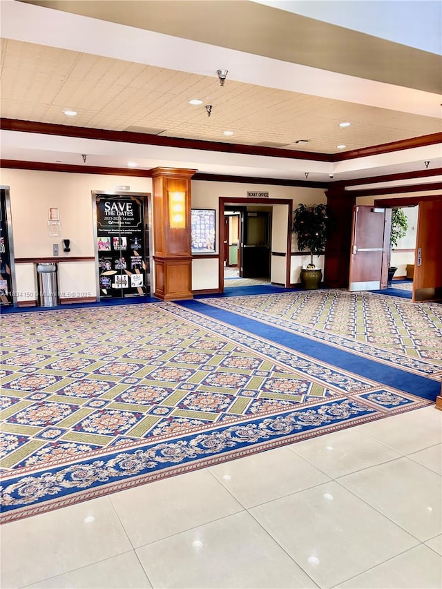 1301 SW 134th Way Unit 307B, Pembroke Pines, FL 33027 - community lobby featuring recessed lighting