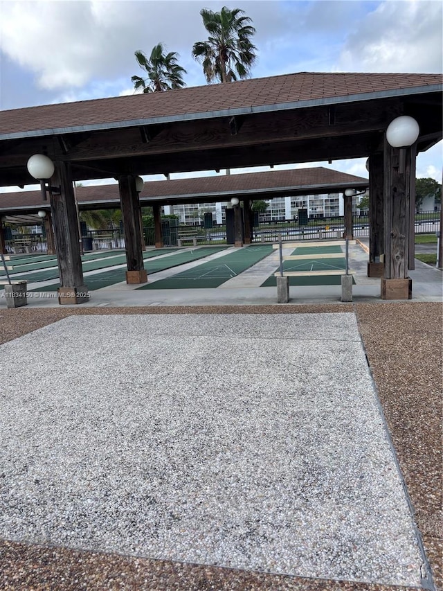 1301 SW 134th Way Unit 307B, Pembroke Pines, FL 33027 - view of property's community with shuffleboard