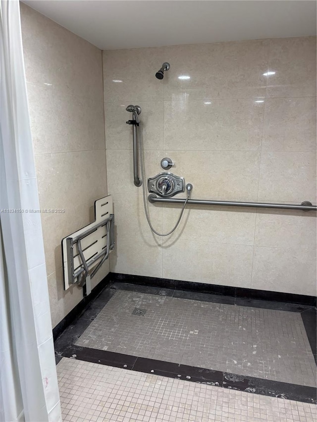 1301 SW 134th Way Unit 307B, Pembroke Pines, FL 33027 - bathroom view of a tile shower