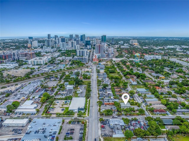 842 NW 1st Ave, Fort Lauderdale, FL 33311 - aerial view of property's location with nearby urban area