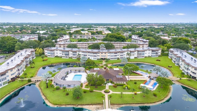 3405 NW 48th Ave Unit 610, Lauderdale Lakes, FL 33319 - aerial overview of property's location with apartment complex / building and a large body of water