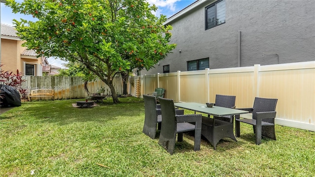 1891 SW 156th Ave, Miramar, FL 33027 - fenced backyard featuring outdoor dining space