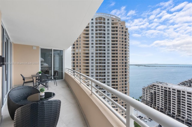 848 Brickell Key Dr Unit 2705, Miami, FL 33131 - balcony with a water view