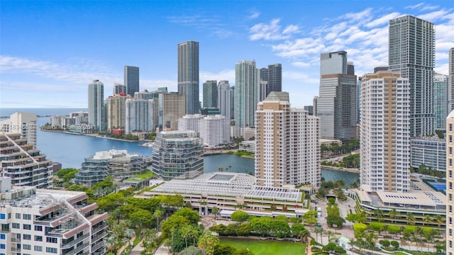 848 Brickell Key Dr Unit 2705, Miami, FL 33131 - skyline view featuring a nearby body of water