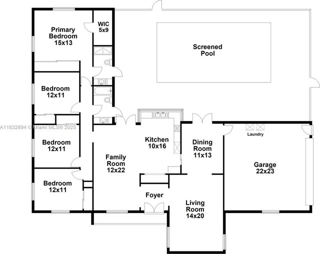 7804 SW 178th Ter, Palmetto Bay, FL 33157 - view of room layout