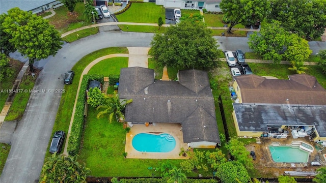 12000 NW 20th St, Pembroke Pines, FL 33026 - drone / aerial view of a pool area
