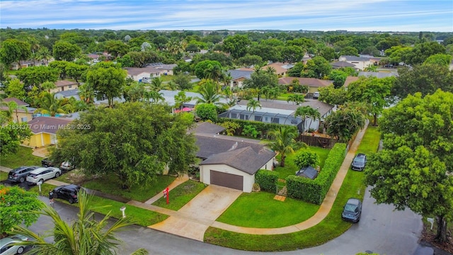 12000 NW 20th St, Pembroke Pines, FL 33026 - aerial view of property and surrounding area featuring nearby suburban area