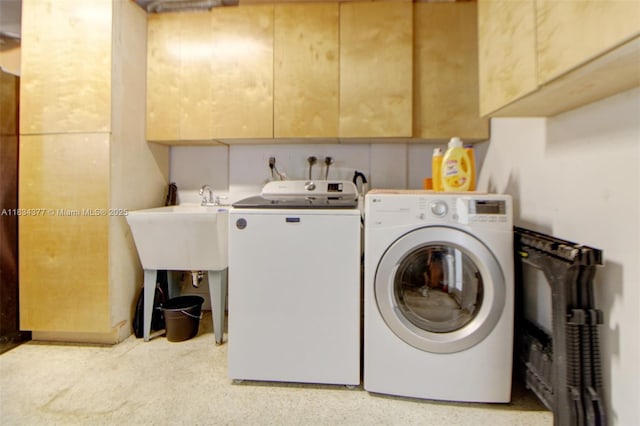 12000 NW 20th St, Pembroke Pines, FL 33026 - laundry room featuring cabinet space and washer and clothes dryer