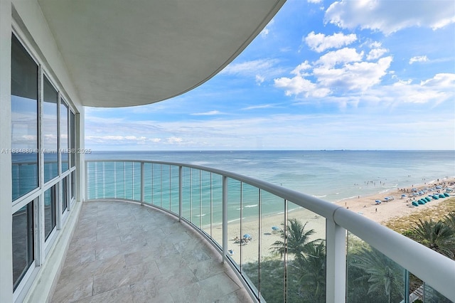 3400 Galt Ocean Dr Unit 702S, Fort Lauderdale, FL 33308 - balcony with view of water and beach