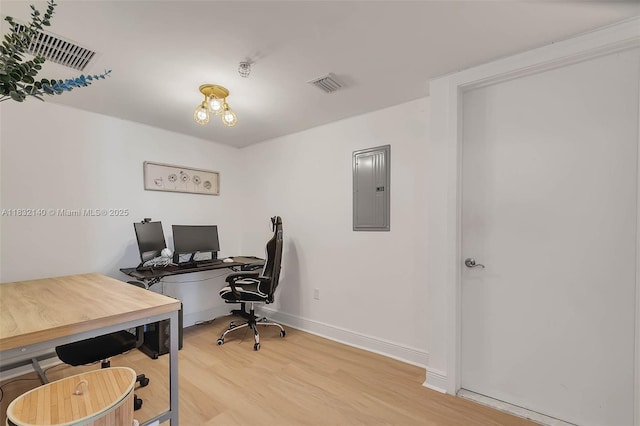 185 SW 7th St Unit 2204, Miami, FL 33130 - office space with electric panel and light wood-style floors