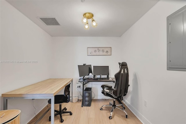 185 SW 7th St Unit 2204, Miami, FL 33130 - office space with electric panel and light wood-style flooring