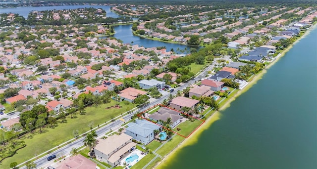 18633 SW 24th St, Miramar, FL 33029 - aerial view of residential area with a nearby body of water