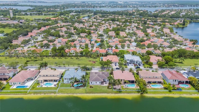 18633 SW 24th St, Miramar, FL 33029 - aerial perspective of suburban area with a nearby body of water