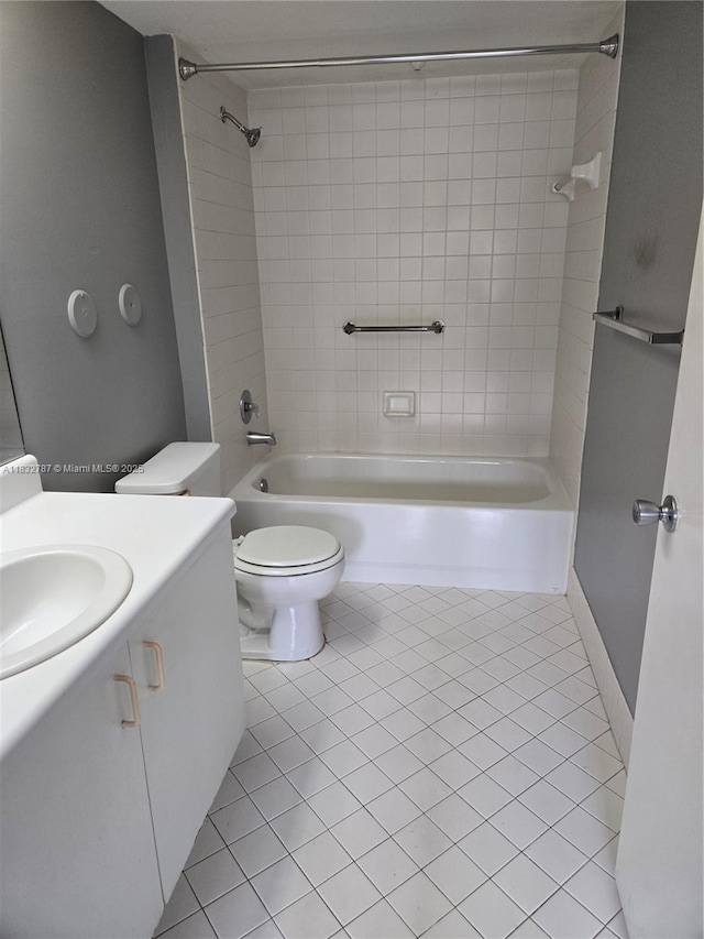 800 SW 142nd Ave Unit N111, Pembroke Pines, FL 33027 - bathroom with tile patterned flooring, vanity, and bathtub / shower combination
