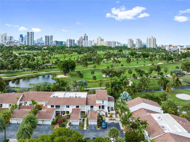 20218 NE 34th Ct Unit 52, Aventura, FL 33180 - bird's eye view of a local golf course and city skyline