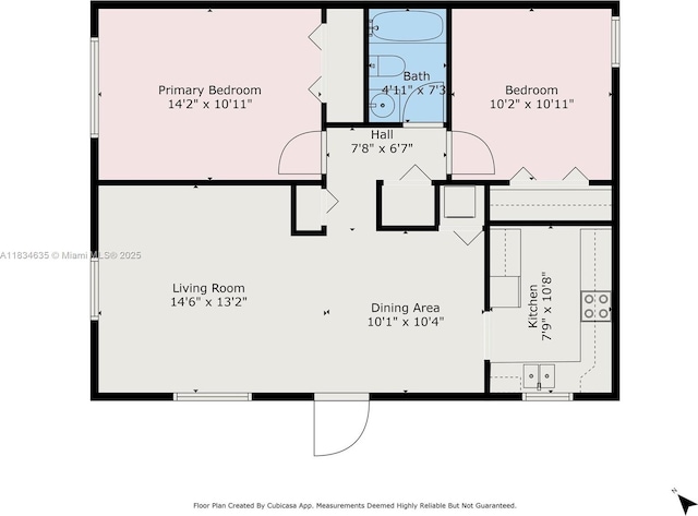 13926 SW 46th Ter Unit A 351, Miami, FL 33175 - view of property floor plan